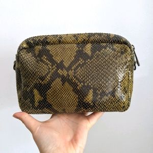 Genuine leather crossbody bag